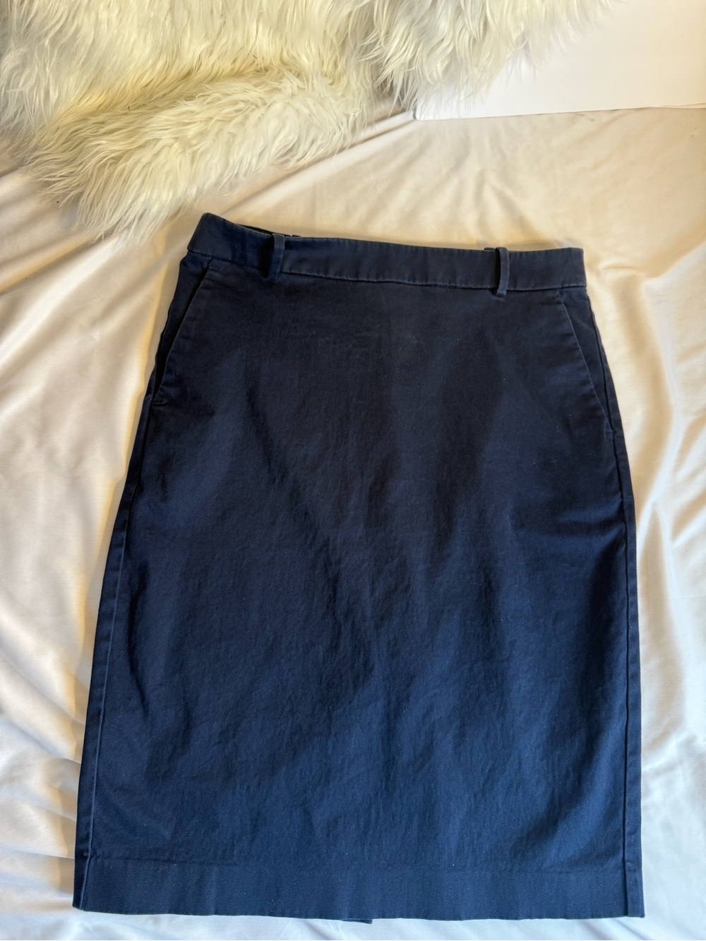 J. Crew Navy Pencil Skirt